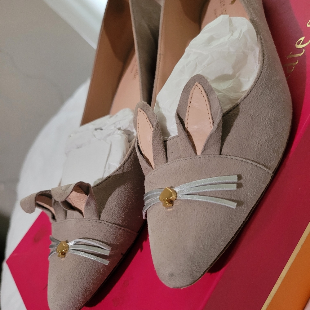 Kate Spade NY Women's Edina Rabbit Bunny Ballet Flats